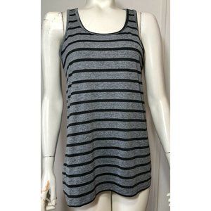 Champion Grey Black Striped Sport Tank Top